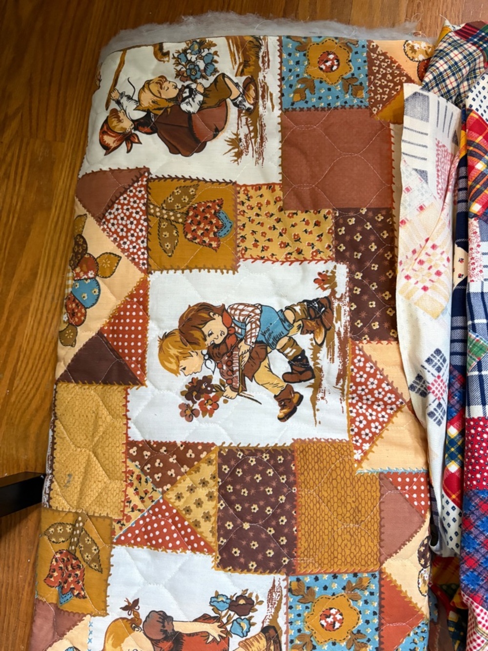 Vintage (1980’s) fabric and doll crafts